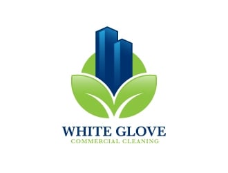 White Glove Commercial Cleaning logo design by mawanmalvin