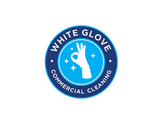 White Glove Commercial Cleaning logo design by logolady