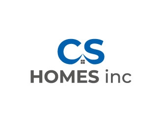 CS HOMES inc logo design by pixalrahul