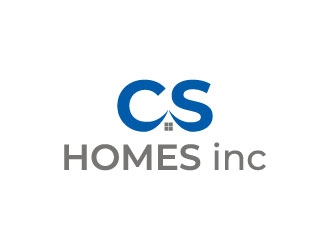 CS HOMES inc logo design by pixalrahul