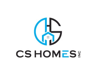 CS HOMES inc logo design by Conception