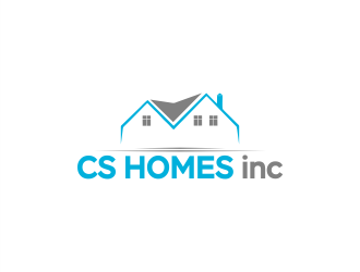 CS HOMES inc logo design by Gwerth