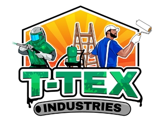 T-TEX INDUSTRIES logo design by DreamLogoDesign