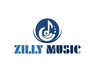 Zilly Music logo design by zubi