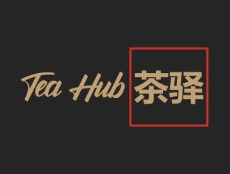 Tea Hub 茶驿 logo design by berkahnenen