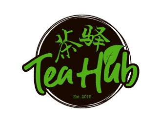 Tea Hub 茶驿 logo design by yans