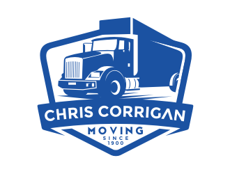 Chris Corrigan Moving logo design by ramapea