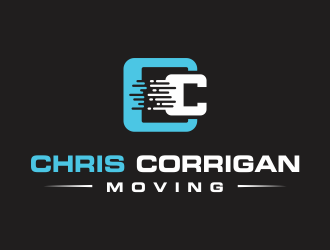 Chris Corrigan Moving logo design by Thoks