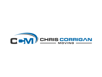 Chris Corrigan Moving logo design by Gravity