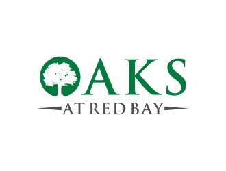 Oaks at Red Bay logo design by BlessedArt