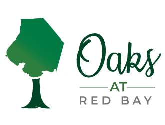 Oaks at Red Bay logo design by MonkDesign