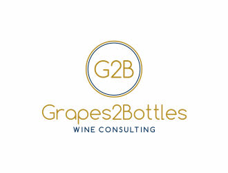 G2B - Grapes2Bottles Wine Consulting logo design by ammad