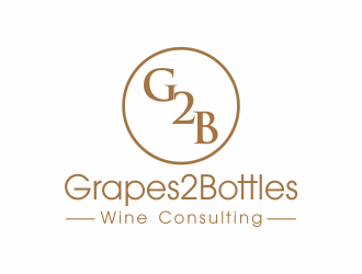G2B - Grapes2Bottles Wine Consulting logo design by eagerly
