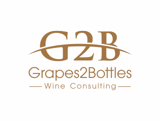 G2B - Grapes2Bottles Wine Consulting logo design by eagerly