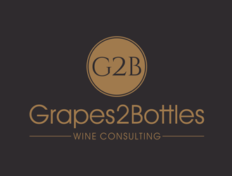 G2B - Grapes2Bottles Wine Consulting logo design by johana