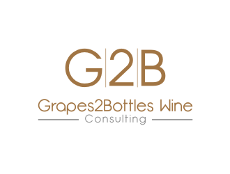 G2B - Grapes2Bottles Wine Consulting logo design by mbamboex