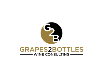 G2B - Grapes2Bottles Wine Consulting logo design by RIANW