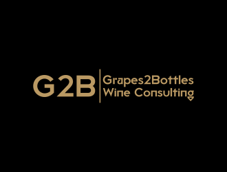 G2B - Grapes2Bottles Wine Consulting logo design by goblin
