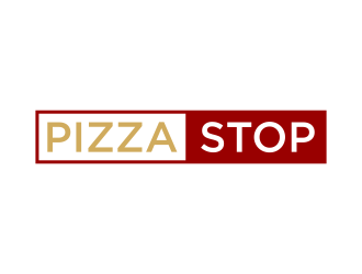 Pizza Stop logo design by p0peye