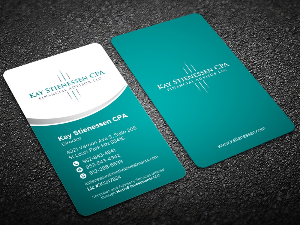 Kay Stienessen CPA Financial Advisor LLC logo design by Kindo