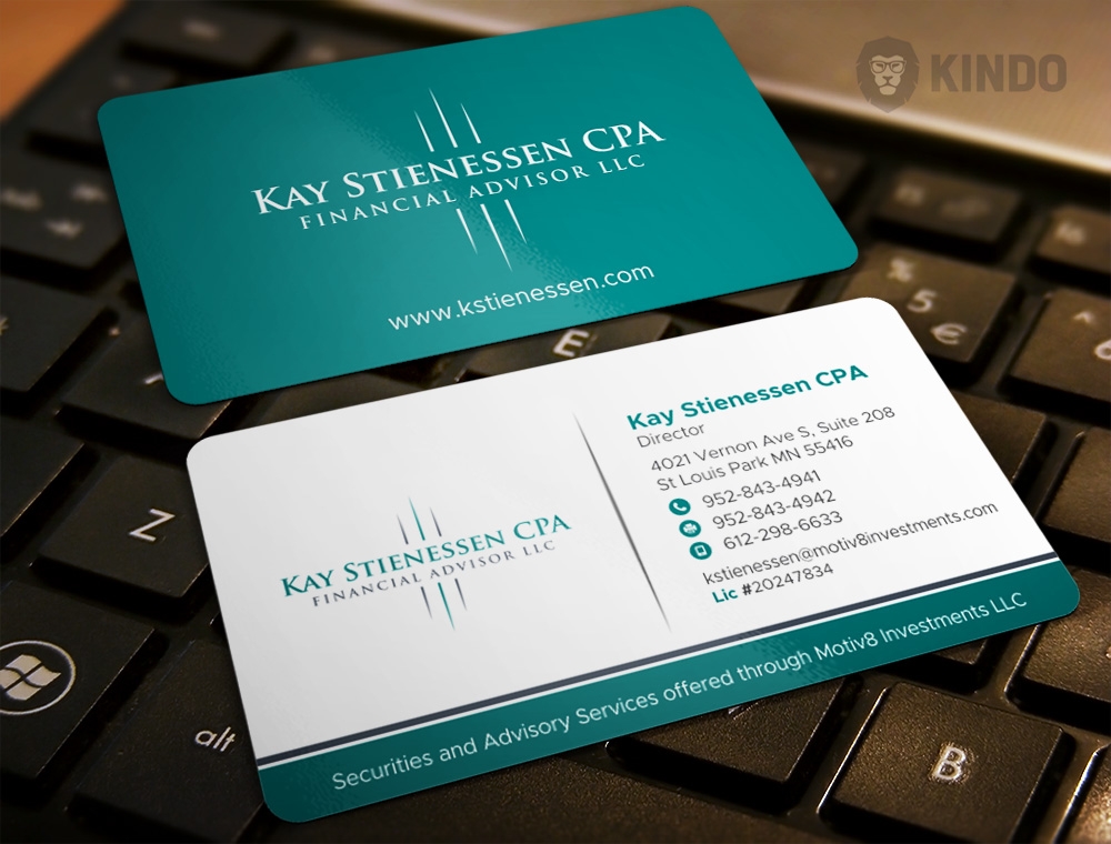Kay Stienessen CPA Financial Advisor LLC logo design by Kindo