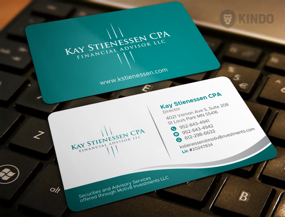 Kay Stienessen CPA Financial Advisor LLC logo design by Kindo