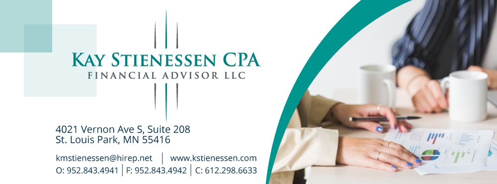 Kay Stienessen CPA Financial Advisor LLC logo design by LogOExperT