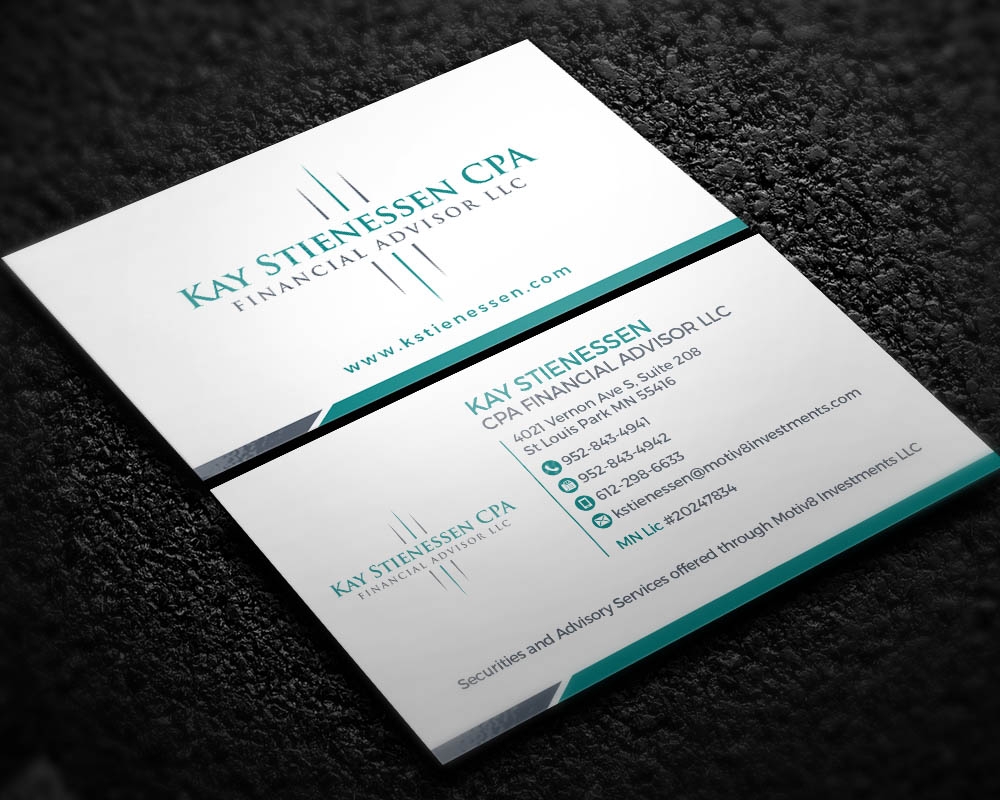 Kay Stienessen CPA Financial Advisor LLC logo design by scriotx