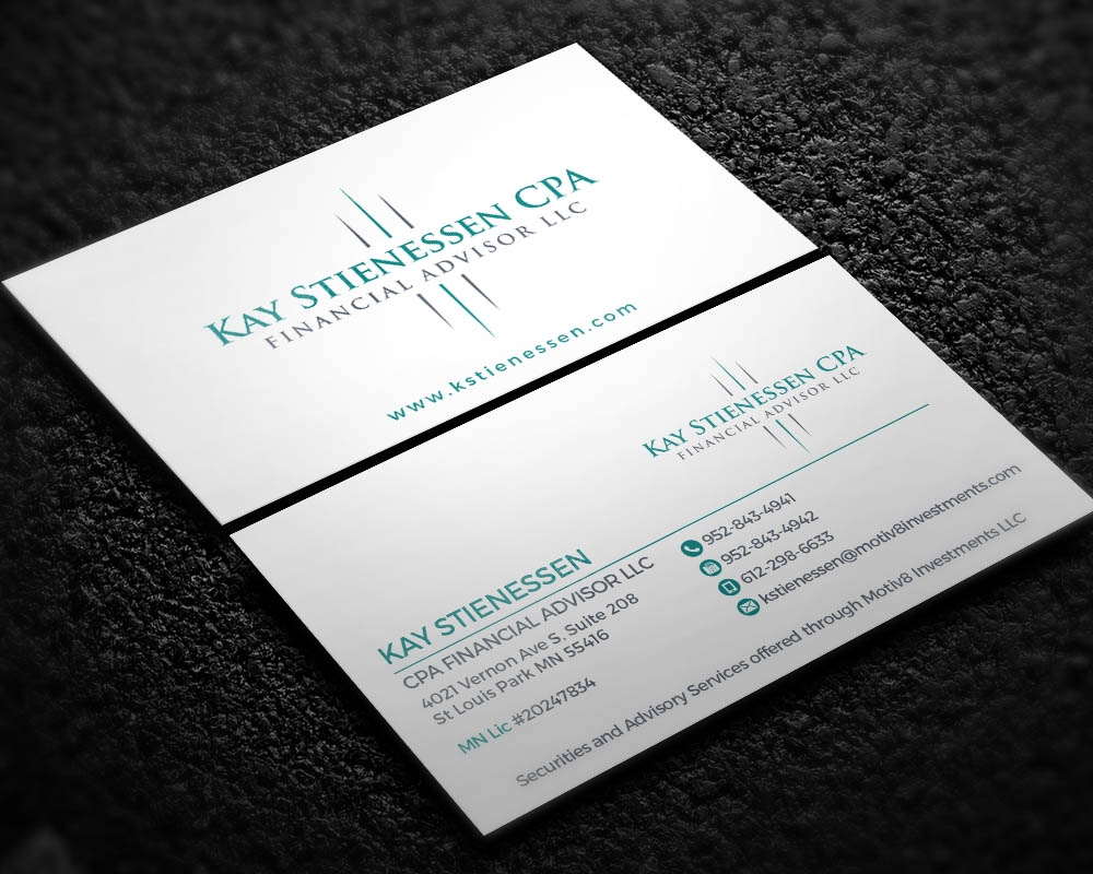 Kay Stienessen CPA Financial Advisor LLC logo design by scriotx