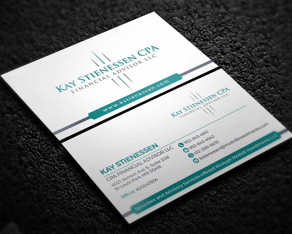 Kay Stienessen CPA Financial Advisor LLC logo design by scriotx