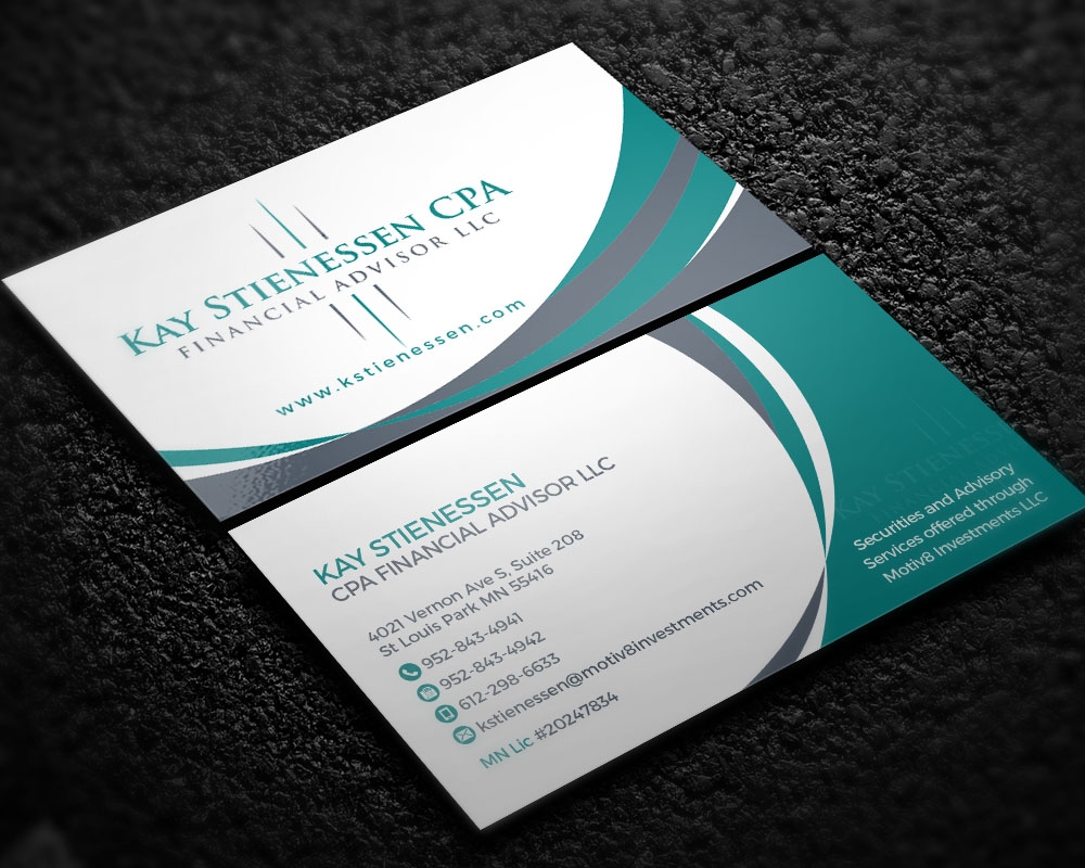 Kay Stienessen CPA Financial Advisor LLC logo design by scriotx