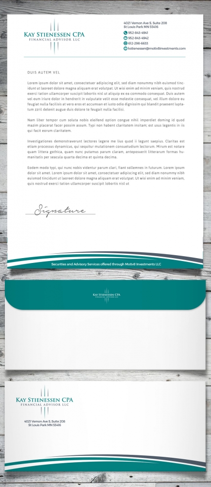 Kay Stienessen CPA Financial Advisor LLC logo design by scriotx