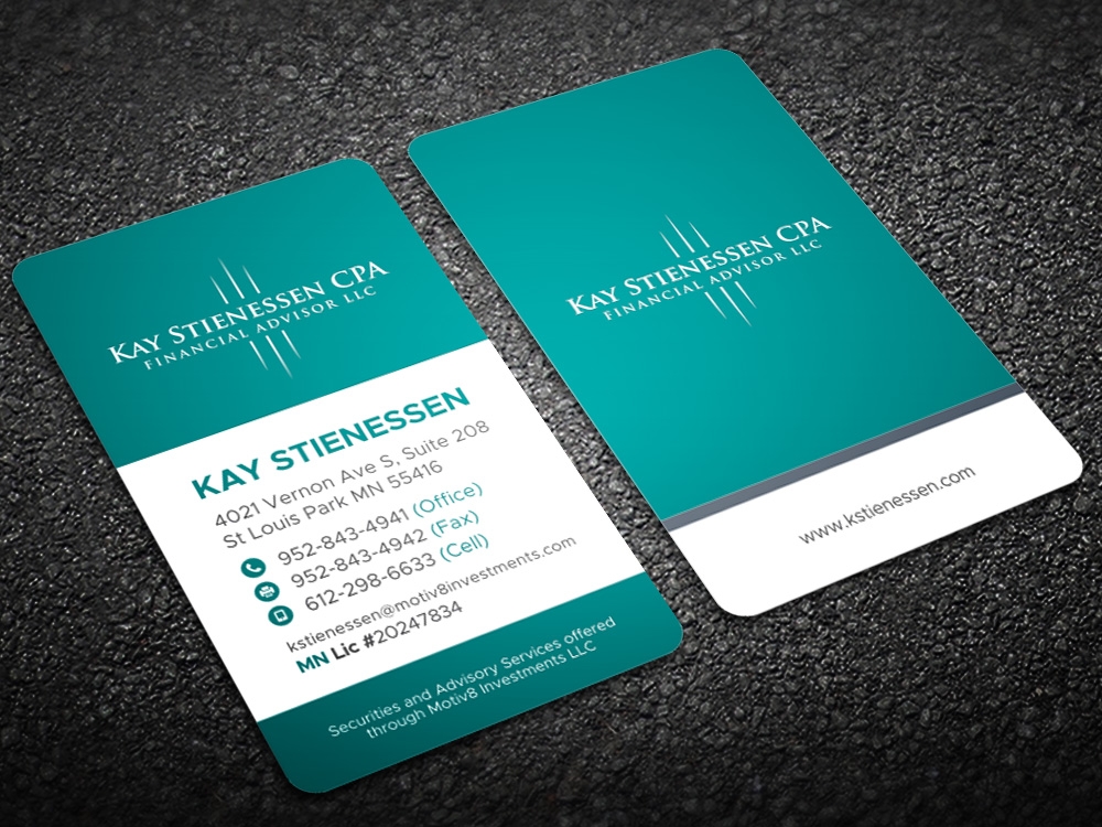 Kay Stienessen CPA Financial Advisor LLC logo design by Kindo