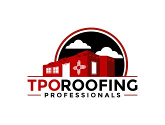 TPO Roofing Professionals logo design by pakderisher