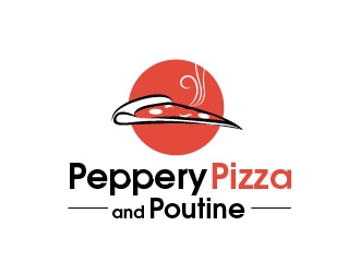 Peppery Pizza and Poutine  logo design by usef44