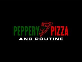 Peppery Pizza and Poutine  logo design by daywalker