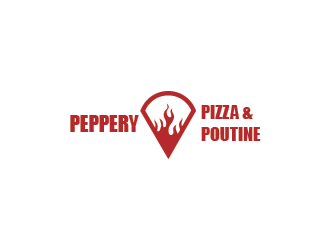 Peppery Pizza and Poutine  logo design by fajarriza12