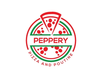 Peppery Pizza and Poutine  logo design by zakdesign700