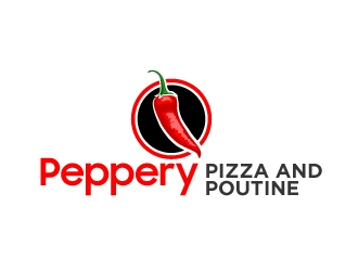 Peppery Pizza and Poutine  logo design by aRBy
