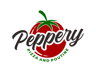 Peppery Pizza and Poutine  logo design by mutafailan