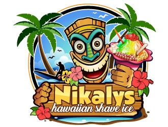 NIKALYS Hawaiian Shave Ice logo design by Suvendu