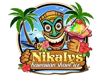 NIKALYS Hawaiian Shave Ice logo design by Suvendu