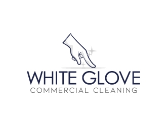White Glove Commercial Cleaning logo design by jaize