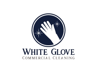 White Glove Commercial Cleaning logo design by kasperdz