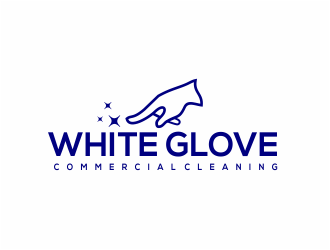 White Glove Commercial Cleaning logo design by kimora