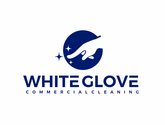 White Glove Commercial Cleaning logo design by kimora