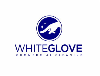 White Glove Commercial Cleaning logo design by kimora