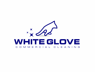 White Glove Commercial Cleaning logo design by kimora