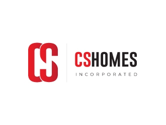 CS HOMES inc logo design by jhox