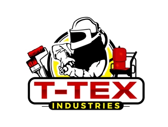 T-TEX INDUSTRIES logo design by DreamLogoDesign